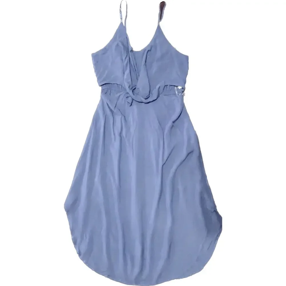 Women's Tie Front Dress Swimsuit Cover Up: Size Large - Picture 4 of 4